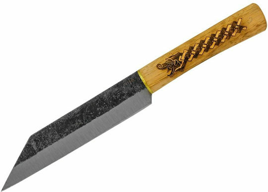 Condor Tool & Knives Norse Dragon Seax Μαχαίρι Επιβίωσης Καφέ σε Δερμάτινη Θήκη