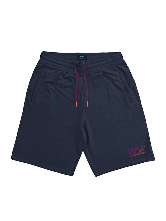 Double Sportliche Herrenshorts Marineblau
