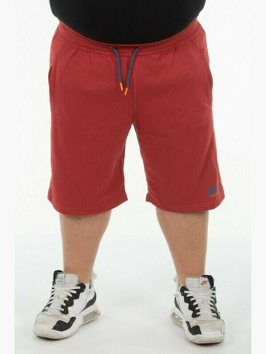Double Men's Sports Shorts Red