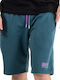 Double Sportliche Herrenshorts Petrol