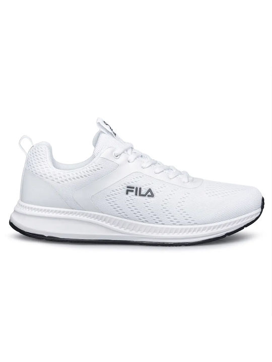 Fila Malcom Ανδρικά Αθλητικά Παπούτσια Running Λευκά