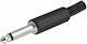 KAL Electronics Plug 6.3mm Jack mono male Black (XS-P037)