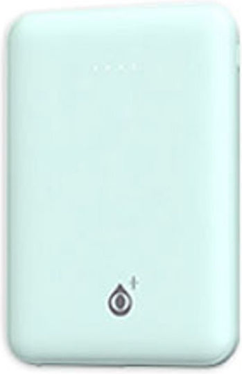 Moveteck Iris Power Bank 6500mAh cu 2 Porturi USB-A Verde