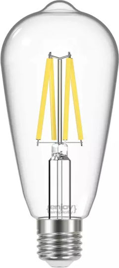 Elvhx Λάμπα LED 4W για Ντουί E27 και Σχήμα ST64 Θερμό Λευκό 470lm