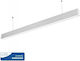 V-TAC LED Комерсиално Линейно Осветление Светило Таван 40W Неутрално бяло IP20 Ш120xД3.5xВ6.7см.