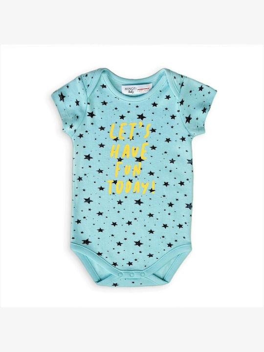 Minoti Baby Bodysuit Set Short-Sleeved Blue