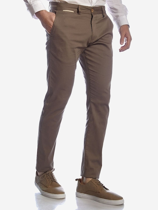 Παντελόνι Chino Ελαστικό σε Slim Εφαρμογή Cigar