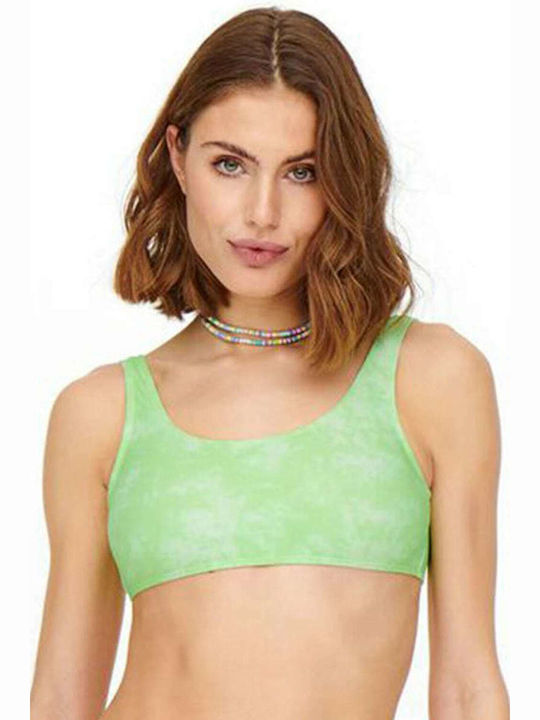 Only Sports Bra Bikini Top Green