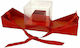 Paper Box for Gift Red 18x18x18cm.