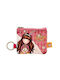 Santoro Παιδικό Πορτοφόλι Κερμάτων με Φερμουάρ & Μπρελόκ για Κορίτσι Ροζ 899GJ08