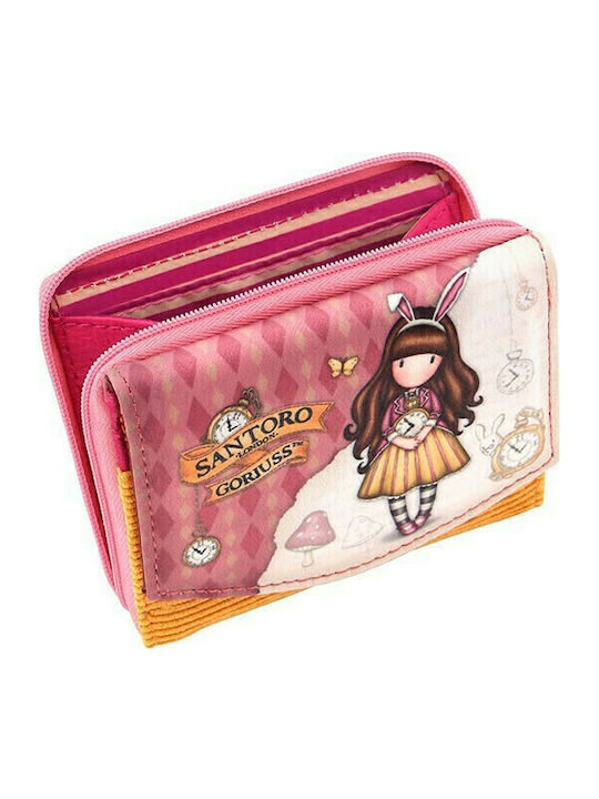 Santoro Kids Wallet with Coins with Zipper Pink