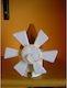 Kapadakis Wood Art Decorative Windmill 2213 made of Wooden Purple 12x13x10cm 1pcs