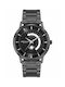 Kenneth Cole Uhr Batterie mit Schwarz Metallarmband