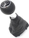 6 Shift Knob with Bubble for Audi A4 B6 B7 2002-2008 black