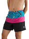 Frame Block Men's Swimwear Shorts Multicolour Striped