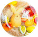 Marva Easter Platter Glass 35x35cm
