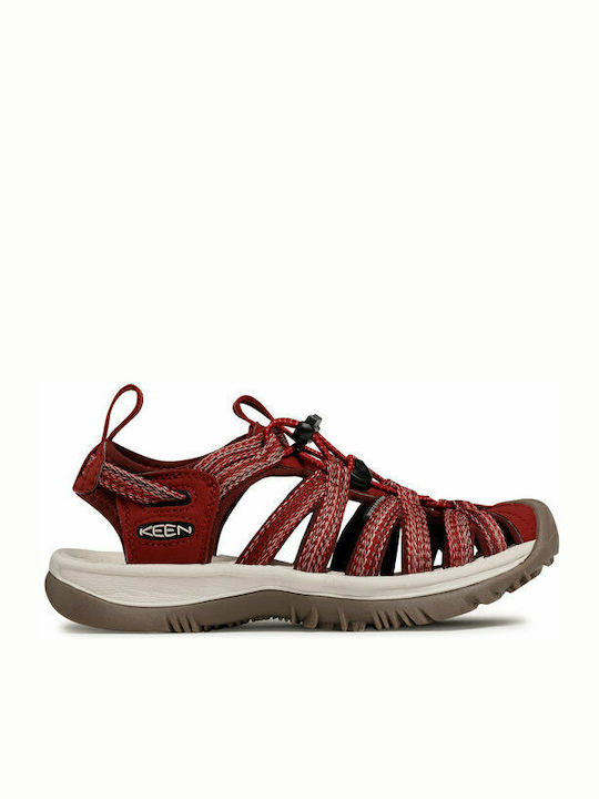 Whisper Γυναικεία Ανατομικά Σανδάλια Sporty Red Dahlia