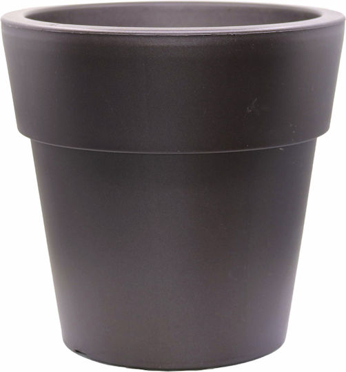 Et Plast Αναΐς Γλάστρα Πλαστική Ανθρακί 40x40x37εκ.