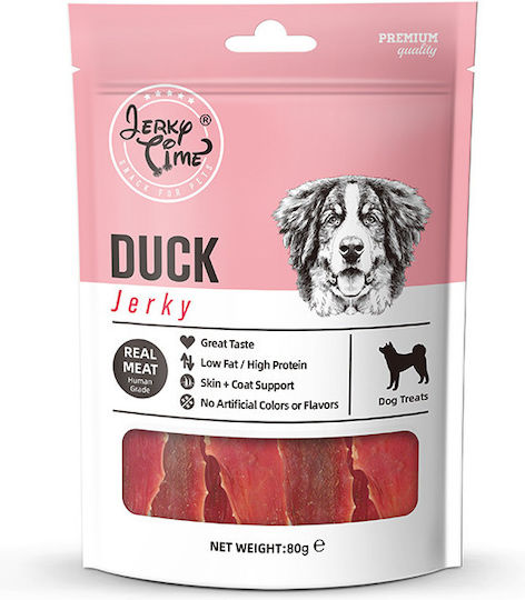 Jerky Time Jerky Λιχουδιές Σκύλου με Πάπια 80gr