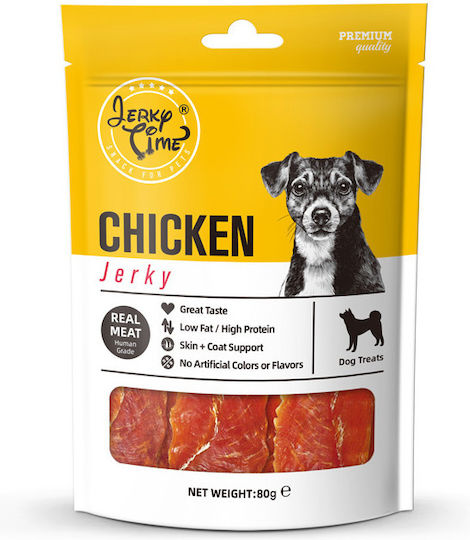 Jerky Time Jerky Λιχουδιές Σκύλου με Κοτόπουλο 80gr