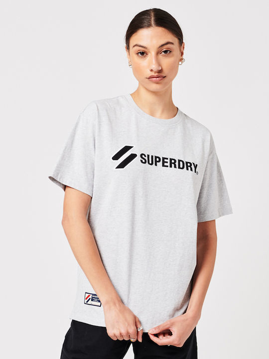 Superdry Damen T-Shirt Gray