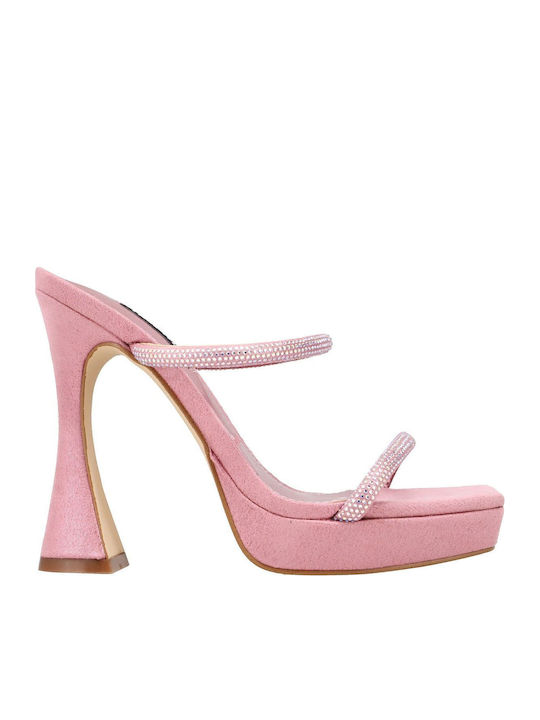 Adine 2 Wildleder Damen Sandalen in Rosa Farbe