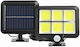 Pals SL-F120 Στεγανός Ηλιακός Προβολέας LED 10W με Αισθητήρα Κίνησης IP44
