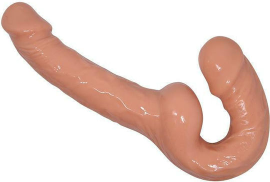 Baile Ultra Passionate Strapless Strap On with Dildo 15cm in skin color