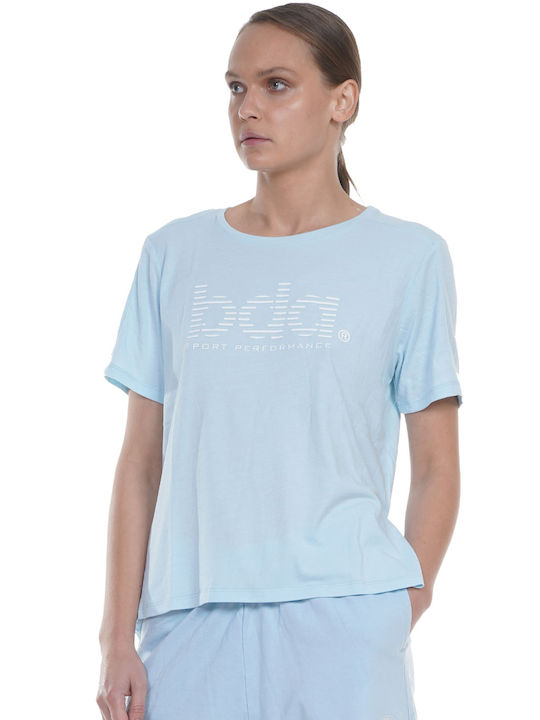 Body Action Women's Athletic T-shirt Light Blue