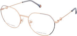 Carolina Herrera Women's Prescription Eyeglass Frames Gold CH0059 LKS