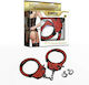 Lovetoy Fetish Pleasure Diamond Handcuffs Χειροπέδες Red