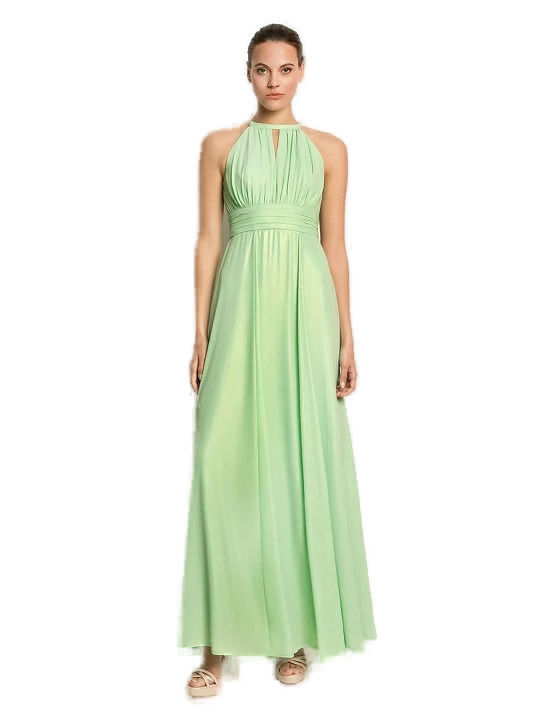 sunrise minus Hollywood Desiree 08.36066 Maxi Καλοκαιρινό Φόρεμα για Γάμο / Βάπτιση Αμάνικο Πράσινο  | Skroutz.gr
