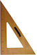 Matalon Geometric Triangle Wooden 50cm with Handle Wooden