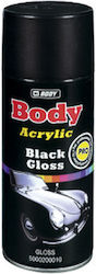 HB Body Σπρέι Βαφής για Αμάξωμα Αυτοκινήτου Black Gloss 400ml
