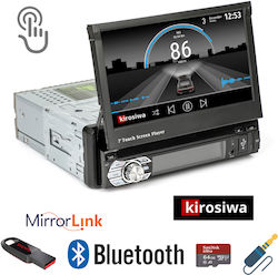 Kirosiwa Ηχοσύστημα Αυτοκινήτου Universal 1DIN (Bluetooth/USB/WiFi) με Οθόνη Αφής 7"