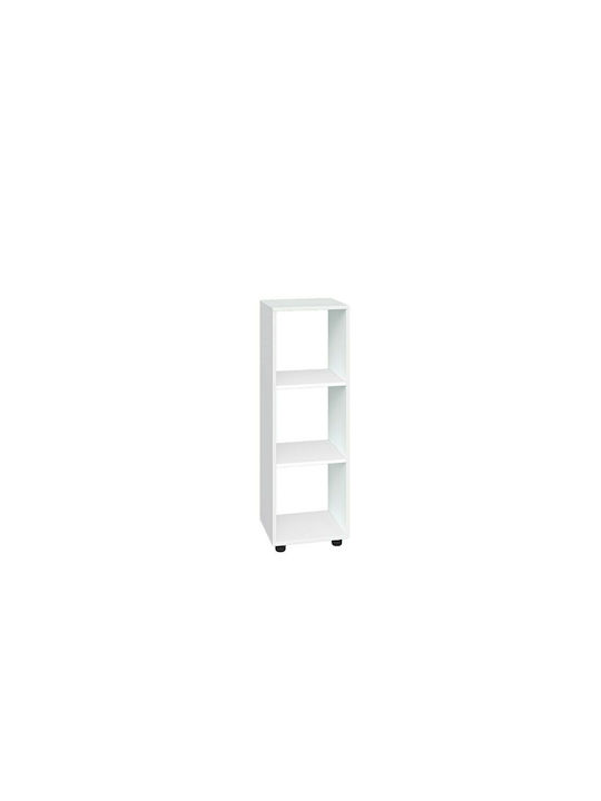 Bookcase Kubo 3 White 35x33x106cm