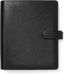 Filofax Saffiano A5 Organizator Negru Piele 23x23cm