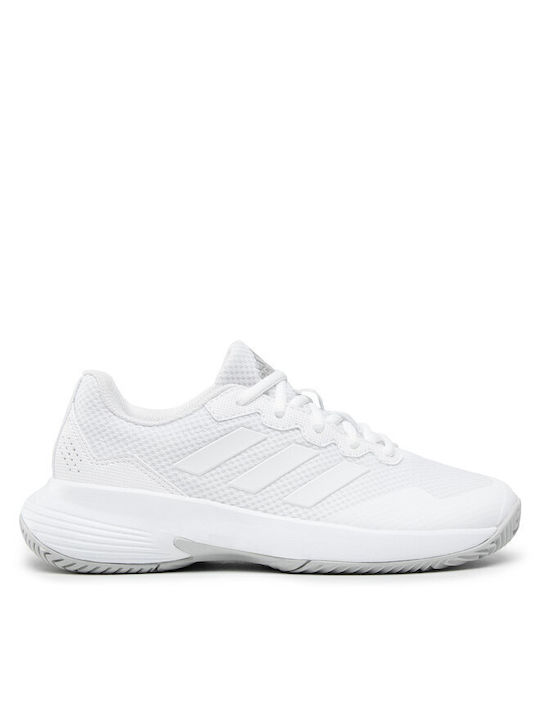 adidas Gamecourt 2.0 Women's Tennis Shoes for Hard Courts Cloud White / Grey Two
