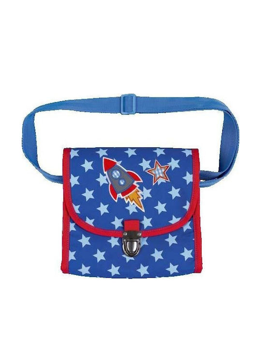 Die Spiegelburg Rocket Kids Shoulder Bag Blue 20x7x18cm