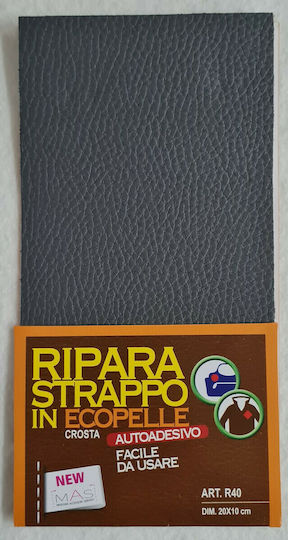 Mas Kleidungsreparatur Gray aus Kunstleder 20x10cm.
