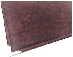 Exas Paper Single Desk Pad Leather Burgundy 47x35cm