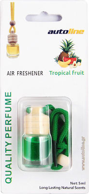 Autoline Car Air Freshener Pendand Liquid Tropical Fruit 4ml