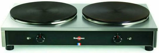 Krampouz Double Commercial Electric Crepe Maker 6kW with Ø40cm Plate