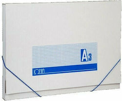 IONIA Box Paper File Box with Rubber Band 44x32cm