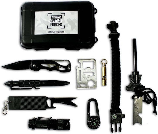 Trec Nutrition Special Forces Multitool Тип куфар за оцеляване със Свирка
