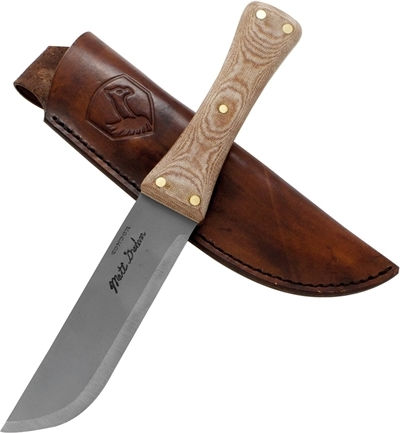 Condor Tool & Knives Primitive Camp Нож Бежов с Кожен Калъф