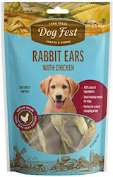 Dog Fest Rabbit Ears Λιχουδιά για Κουτάβια 90gr