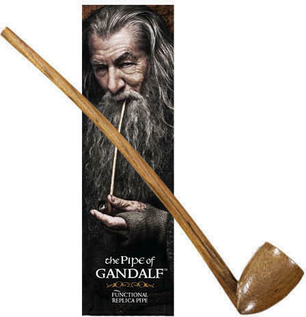 The Noble Collection Хобит Gandalf's Pipe Реплика с Дължина 23 см в Мащаб 1:1