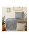 Madi Beehive Ριχτάρι Πολυθρόνας 180x180εκ. Navy Blue BEEHIVE NAVY BLUE-1TH