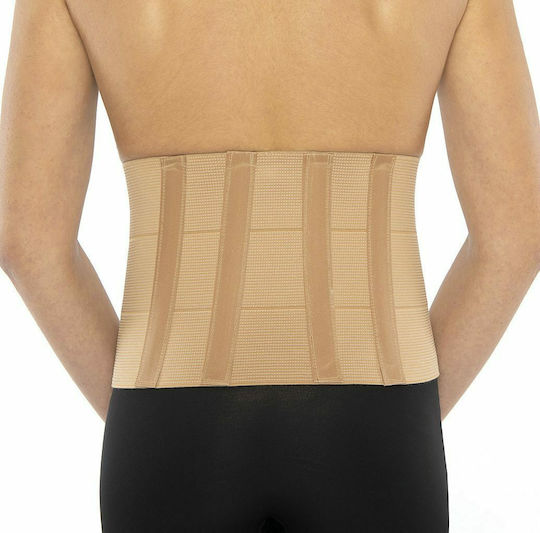 Anatomic Help 0152 Centură Elastică Pentru Ameliorarea Durerii Înălțime 22cm Culoare Bej